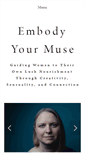 Mobile Screenshot of embodyyourmuse.com